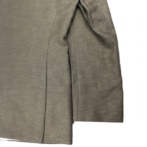 Hugo Boss NWOT Linen Wool Blend Blazer in Wheat. Sz. 42L - Picture 3 of 9